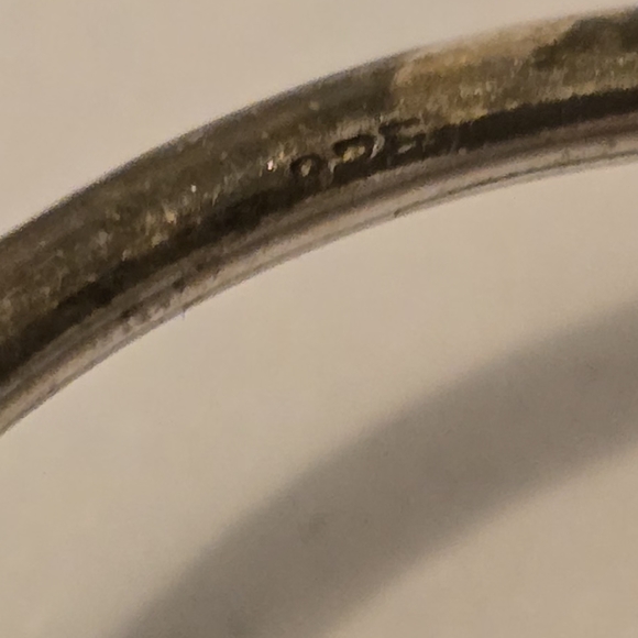 Bohemian style sterling cuff bracelet - Picture 9 of 9